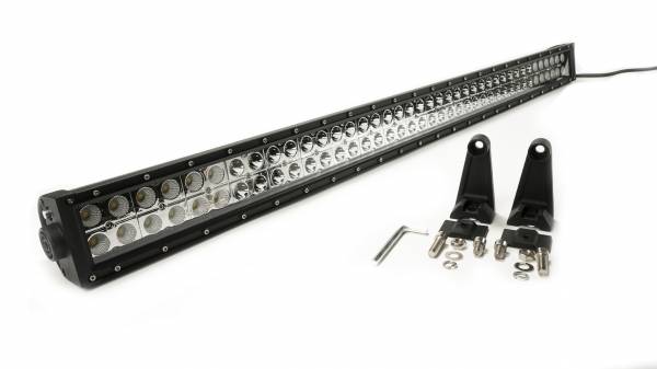 Amber/White Dual Row 50-Inch Straight Cree Led Light Bar